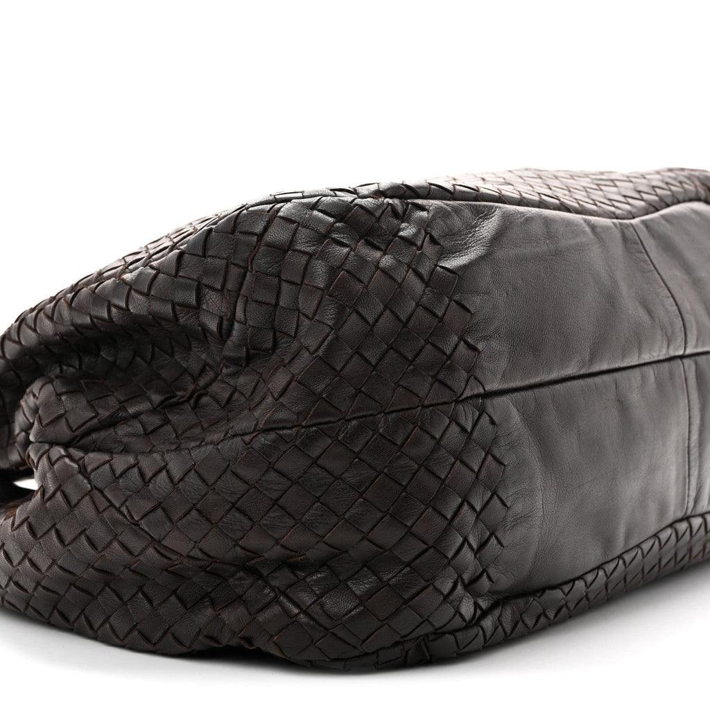 Nappa Intrecciato Large Campana Ebano