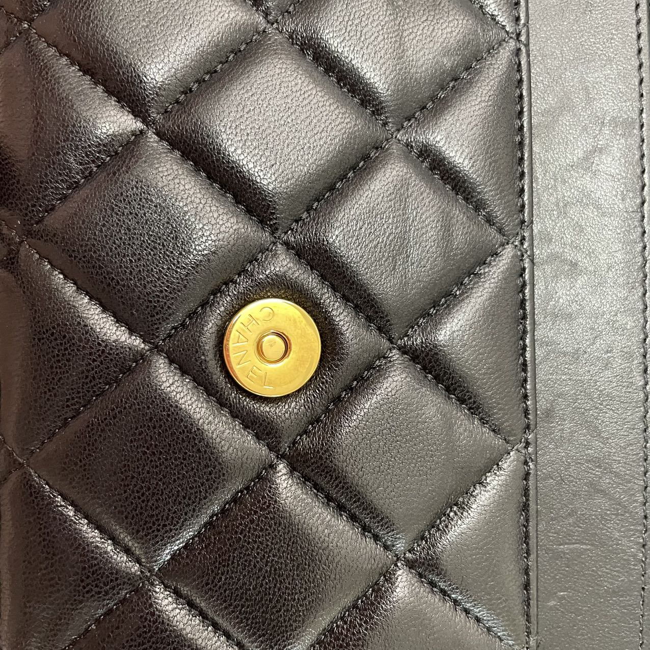 Chanel Black Classic Wallet on Chain (WOC) 2019