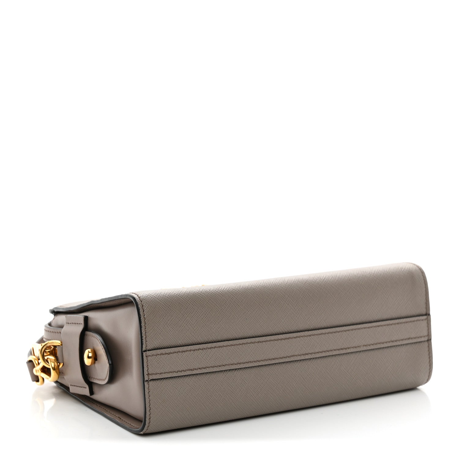 Saffiano Calfskin Esplanade Crossbody Bag Argilla
