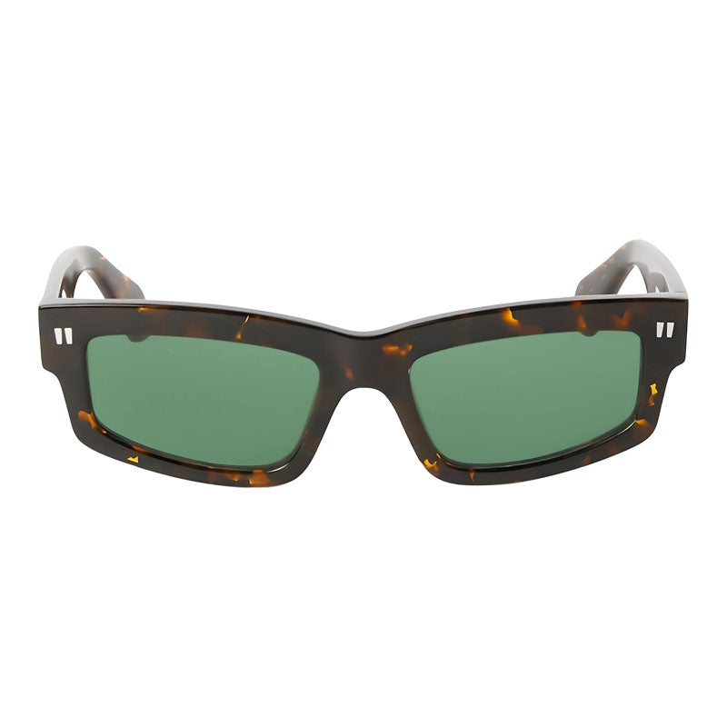 Off-White Sunglasses Rectangle Full Rim, Black Frame and Dark Grey Lens OERI135MIRAMAR1007