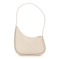 Smooth Calfskin Half Moon Shoulder Bag New Ivory