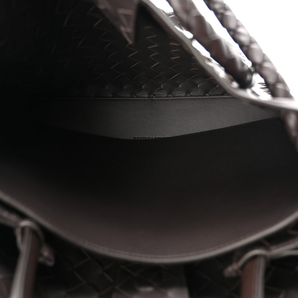 Nappa Intrecciato Medium Andiamo Shoulder Bag Fondant