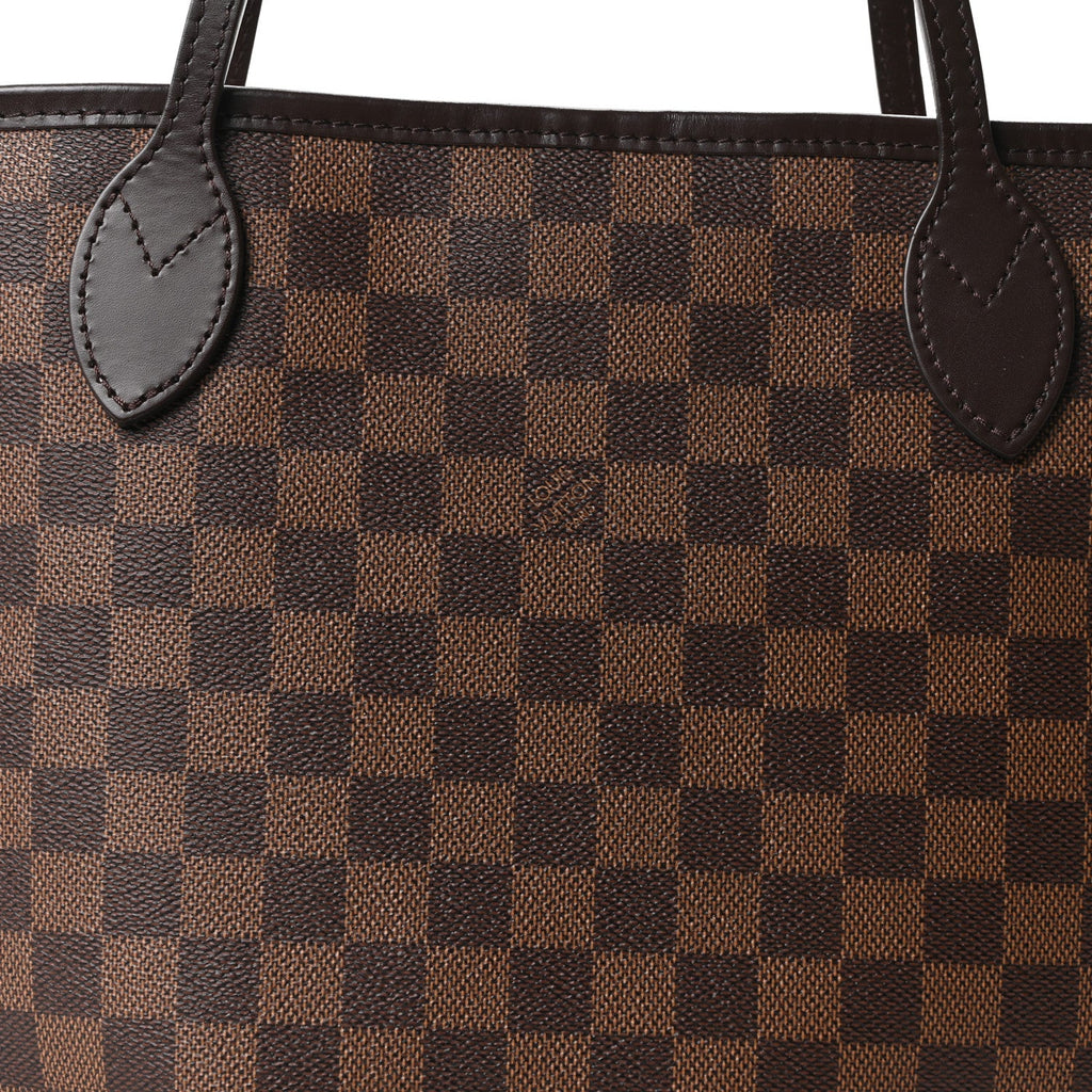 Damier Ebene Neo Neverfull MM Rose Ballerine