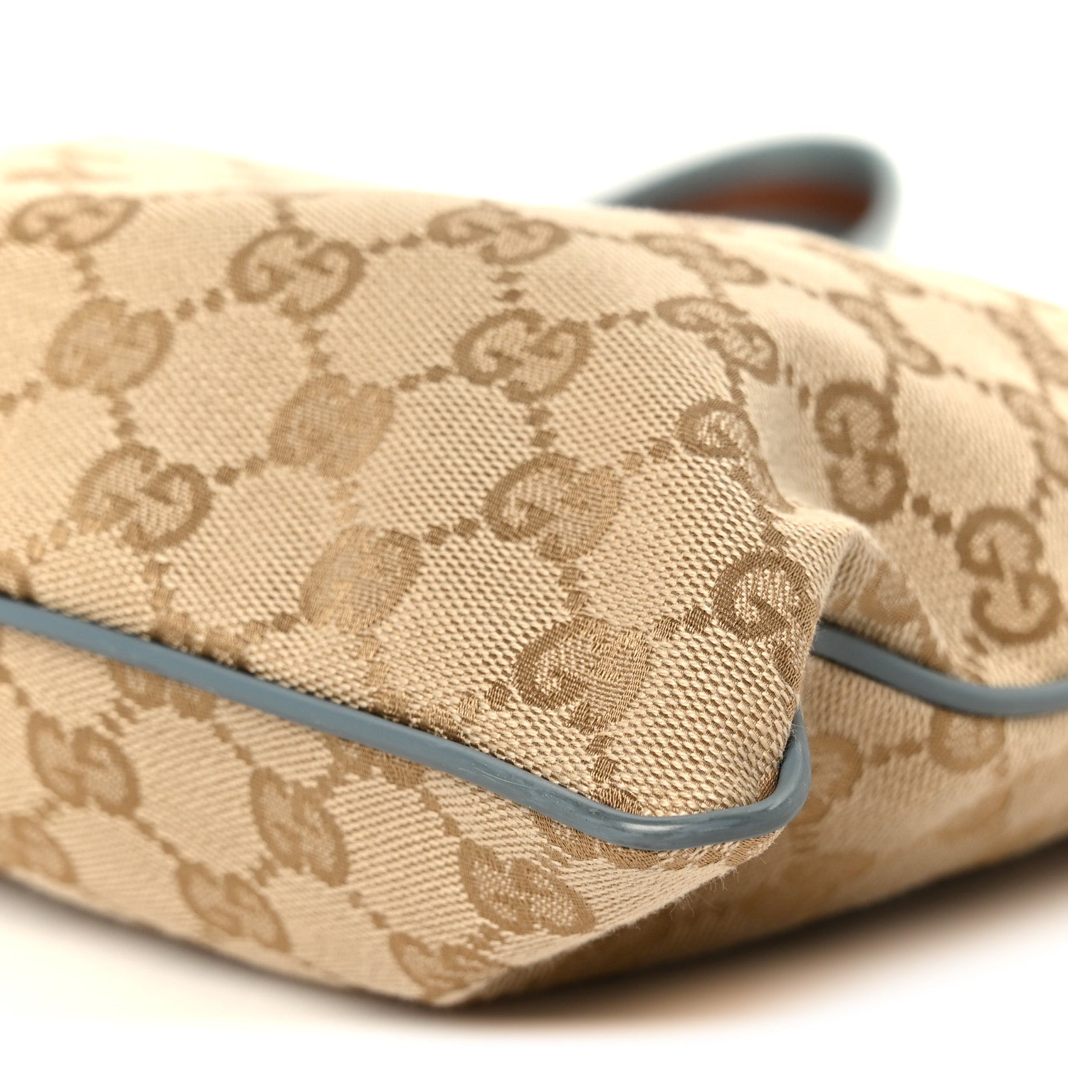 Monogram Web Small Flat Messenger Bag Blue