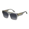 Marc Jacobs Sunglasses Square Full Rim, Transparent Dark Grey Frame and Dark Grey Gradient Lens MARC757/S0KB79O