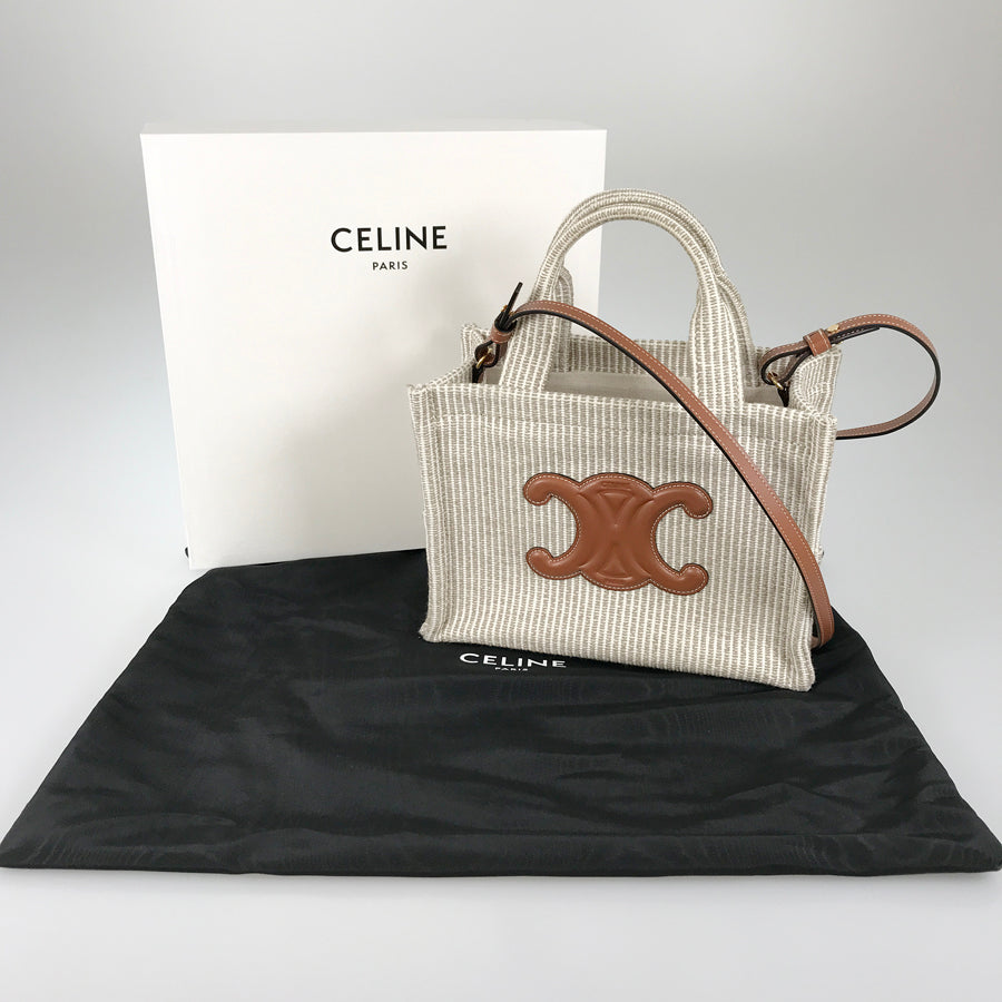 CELINE Triomphe Small Hippo Tice Shoulder bag