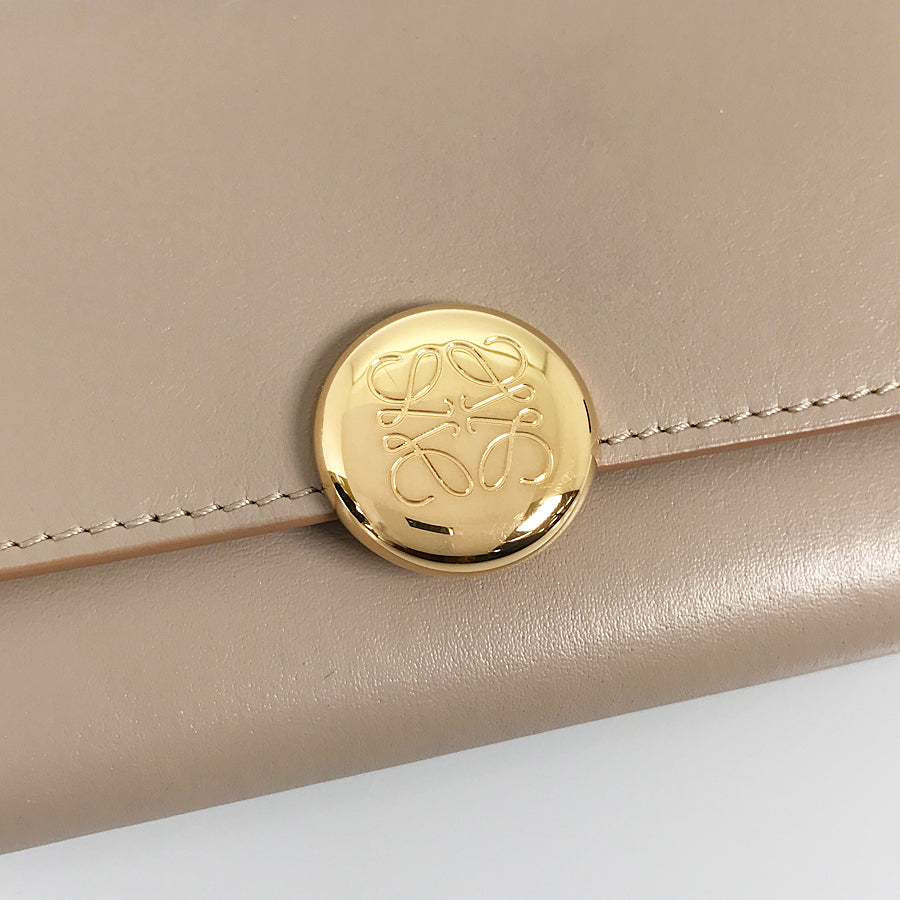 LOEWE Anagrams Pebble Vertical Wallet Small Trifold wallet