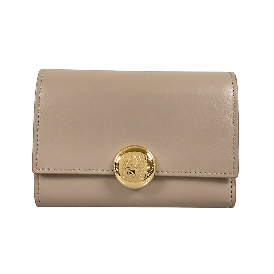 LOEWE Anagrams Pebble Vertical Wallet Small Trifold wallet