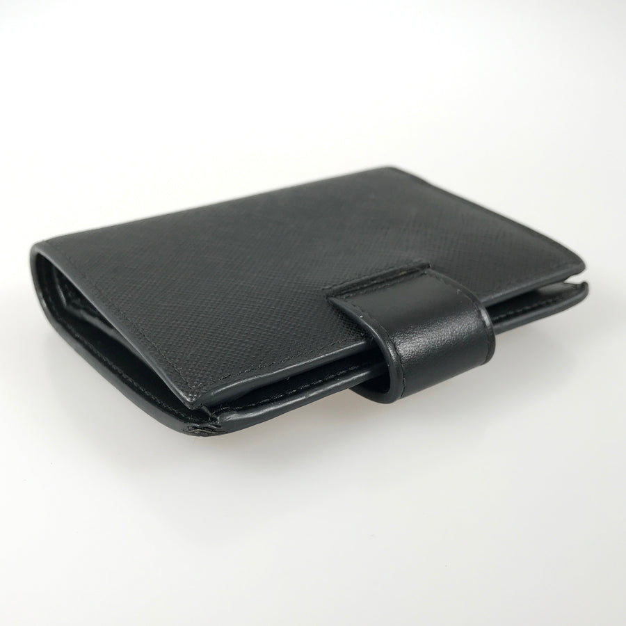 PRADA Saffiano tab Bifold wallet