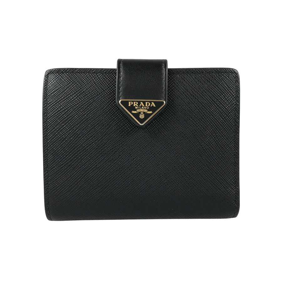 PRADA Saffiano tab Bifold wallet