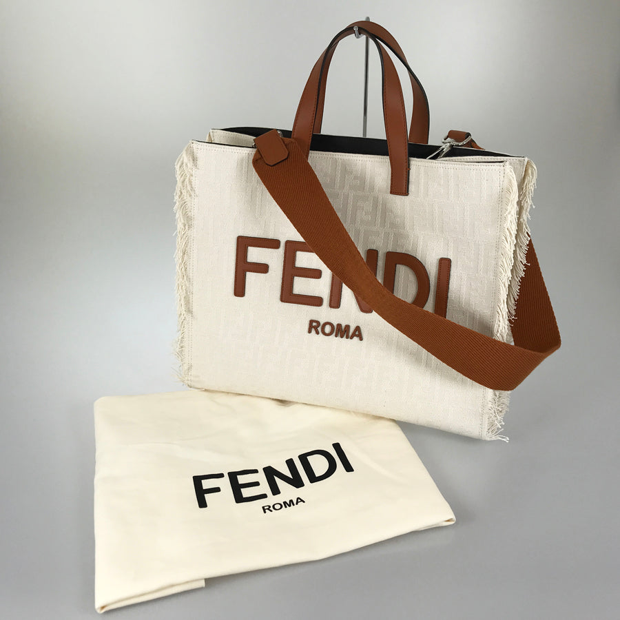 FENDI fringe 7VA591 Tote bag