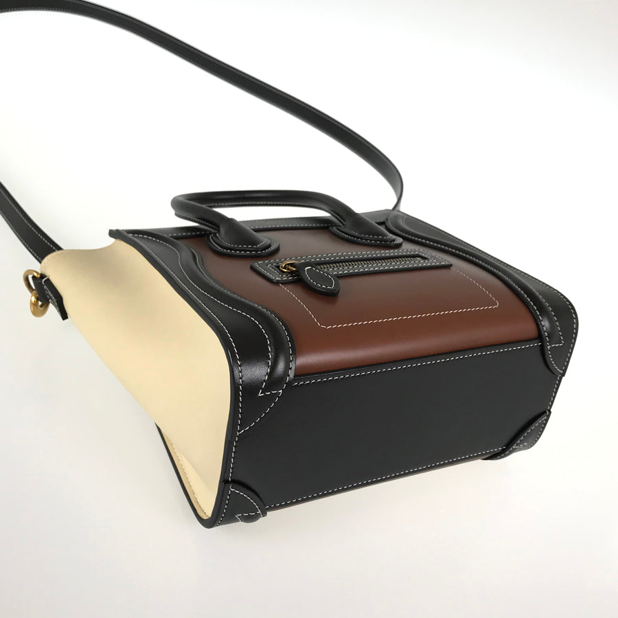 CELINE Luggage Nano Shopper Hand bag