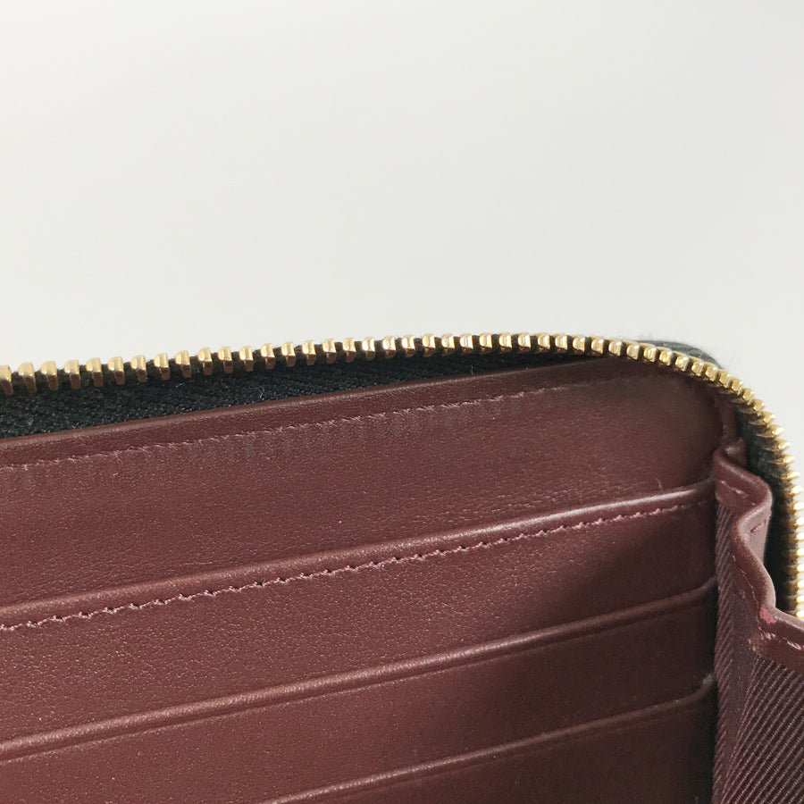 CHANEL Matelasse Long wallet Round zipper