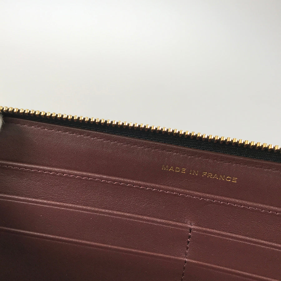 CHANEL Matelasse Long wallet Round zipper