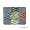 LOUIS VUITTON LV Birds Damier Denim Portefeuille Multiple N00186 Bifold wallet