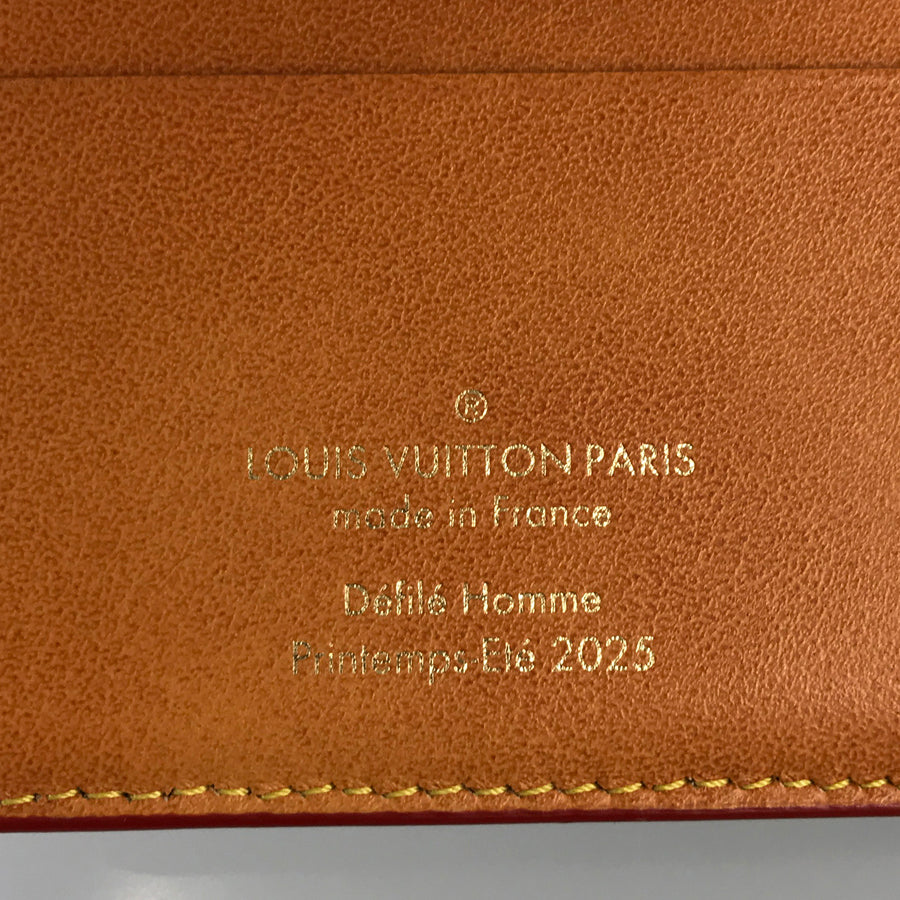 LOUIS VUITTON LV Birds Damier Denim Portefeuille Multiple N00186 Bifold wallet