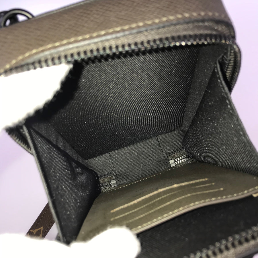LOUIS VUITTON Taiga Monogram Phone Box M30581 Shoulder bag