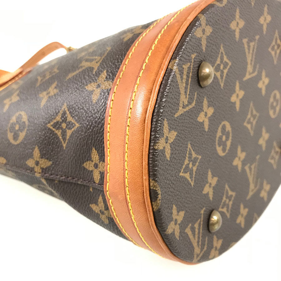LOUIS VUITTON Monogram Petit Bucket M42238 Tote bag