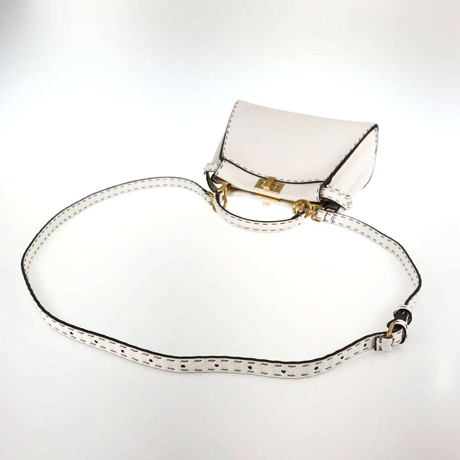 FENDI Peekaboo Mini Selleria Hand bag