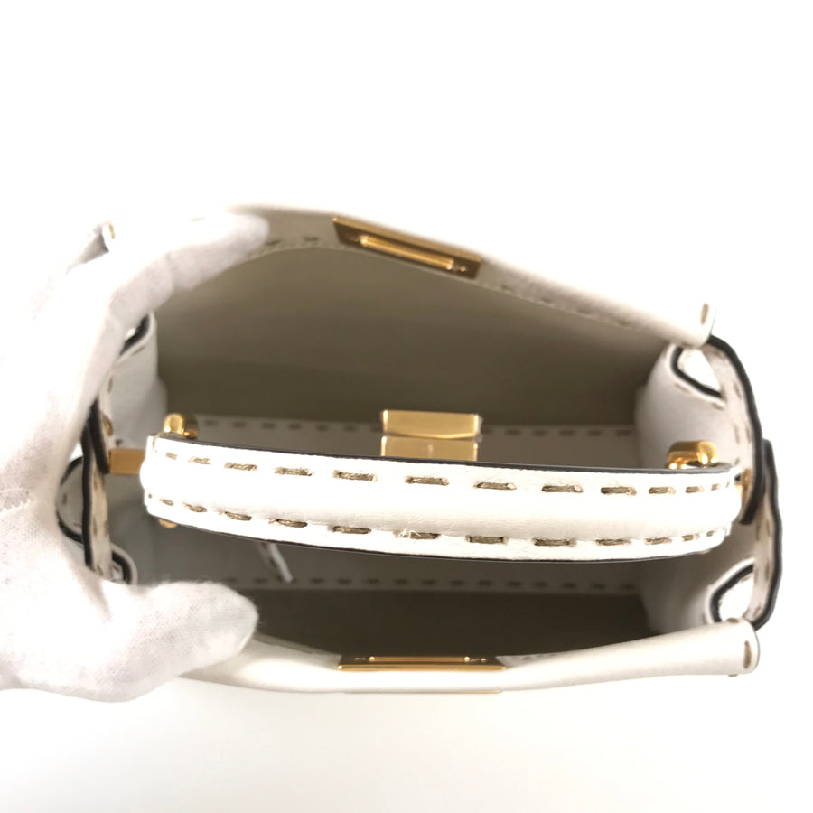 FENDI Peekaboo Mini Selleria Hand bag