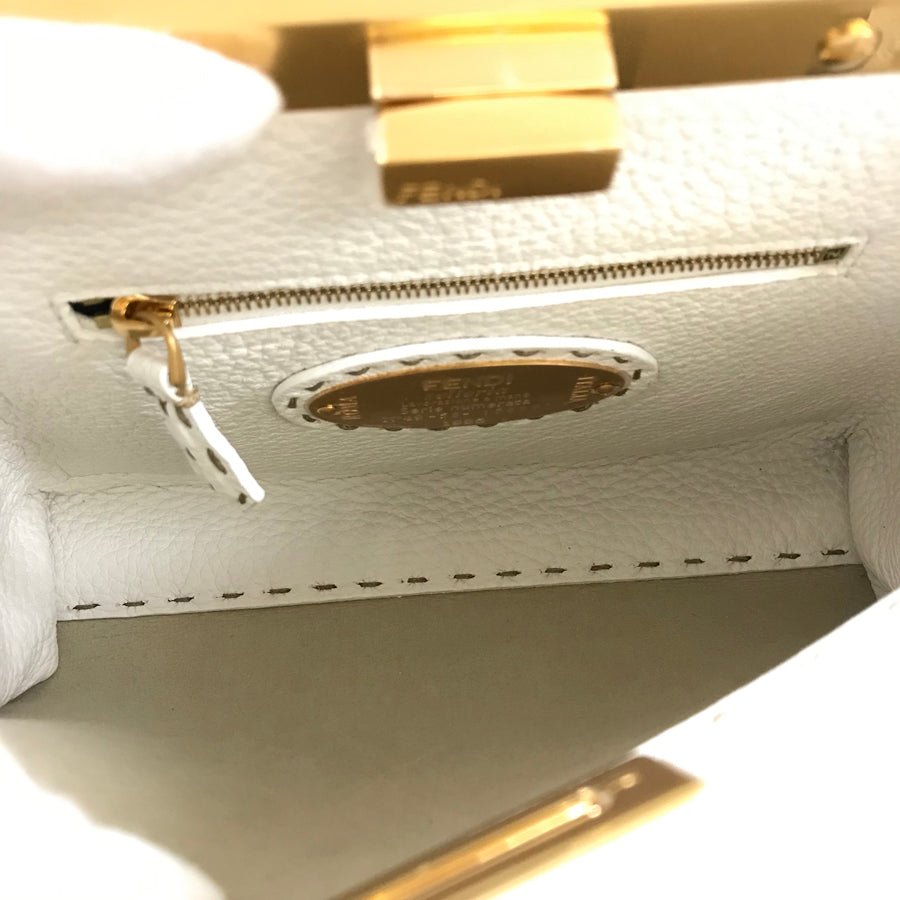 FENDI Peekaboo Mini Selleria Hand bag