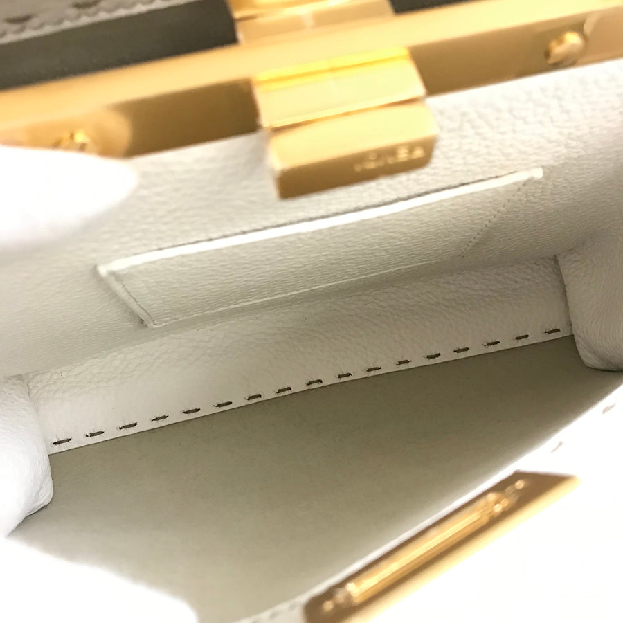 FENDI Peekaboo Mini Selleria Hand bag