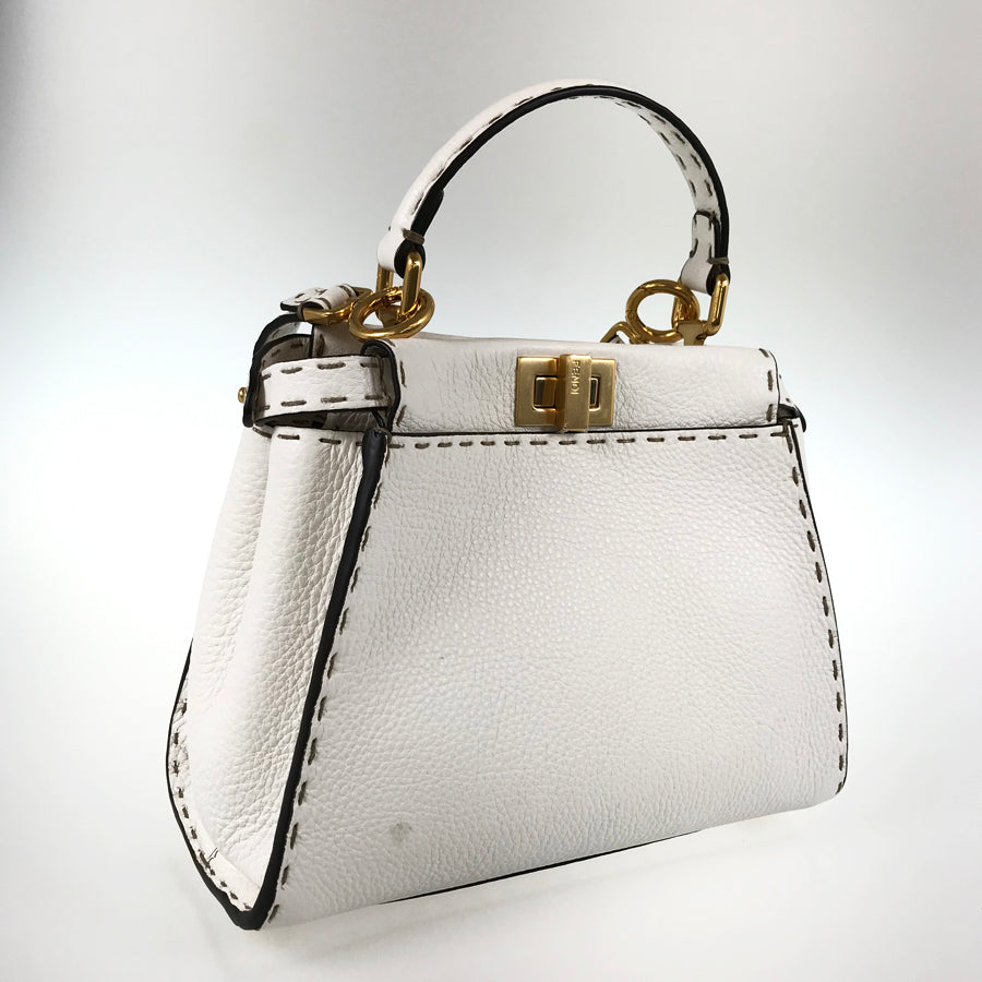 FENDI Peekaboo Mini Selleria Hand bag