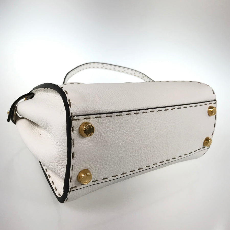 FENDI Peekaboo Mini Selleria Hand bag