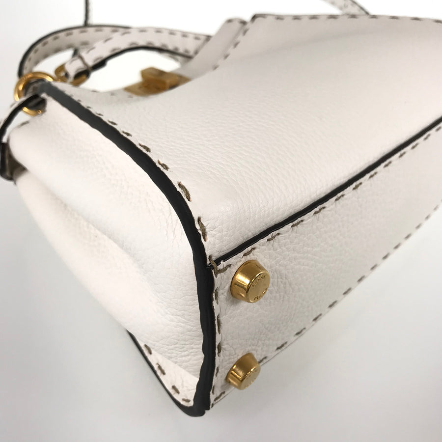 FENDI Peekaboo Mini Selleria Hand bag