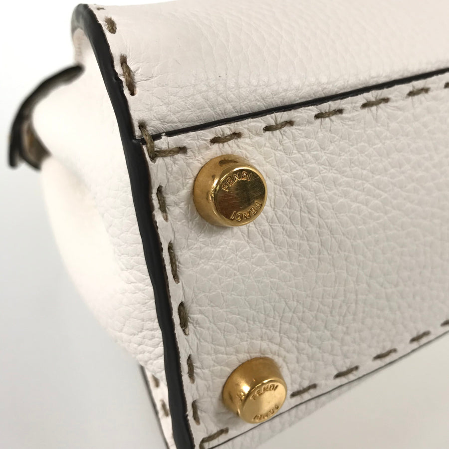 FENDI Peekaboo Mini Selleria Hand bag