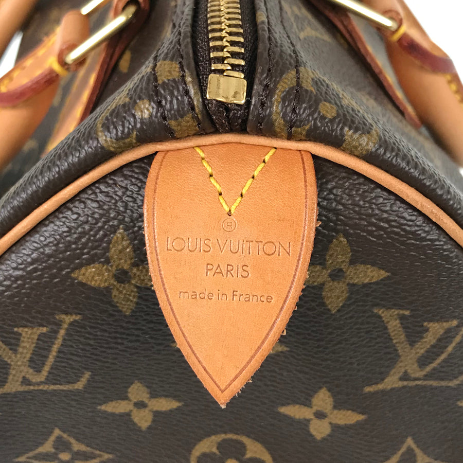 LOUIS VUITTON Monogram Speedy 25 M41528 Hand bag