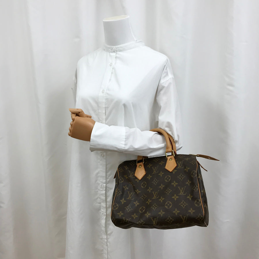 LOUIS VUITTON Monogram Speedy 25 M41528 Hand bag