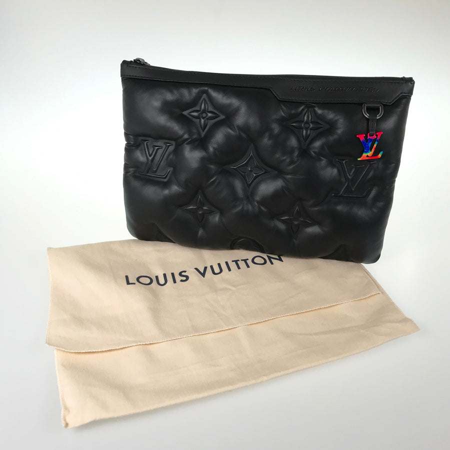 LOUIS VUITTON Monogram Embossed Pochette A4 M68775 Clutch bag