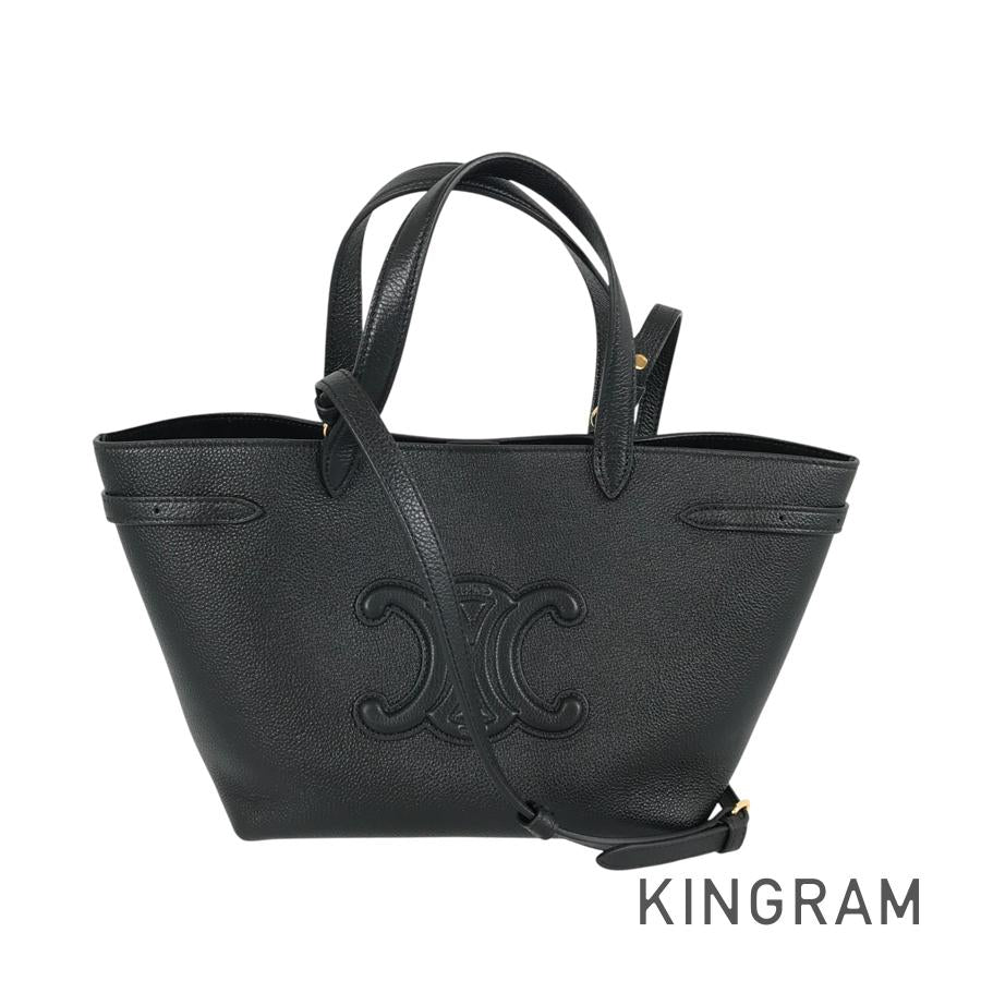 CELINE Triomphe Mini Cover Anais Cuir Hand bag