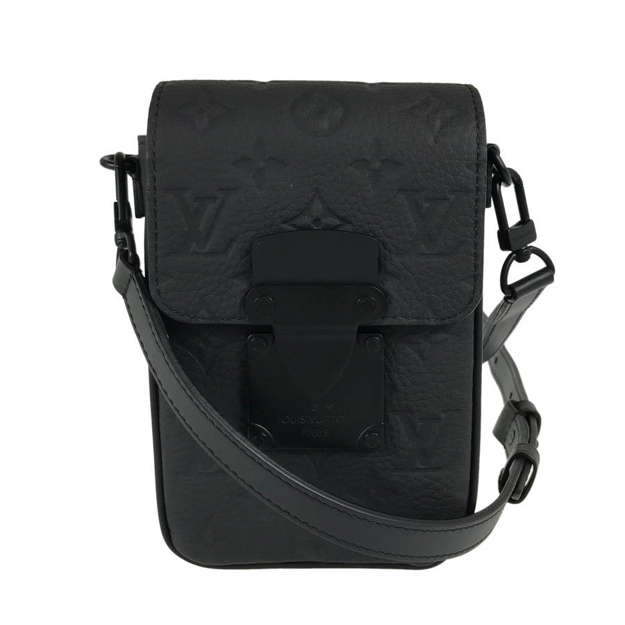 LOUIS VUITTON Taurillon Leather S Lock Vertical Wearable Wallet M81524 Shoulder bag