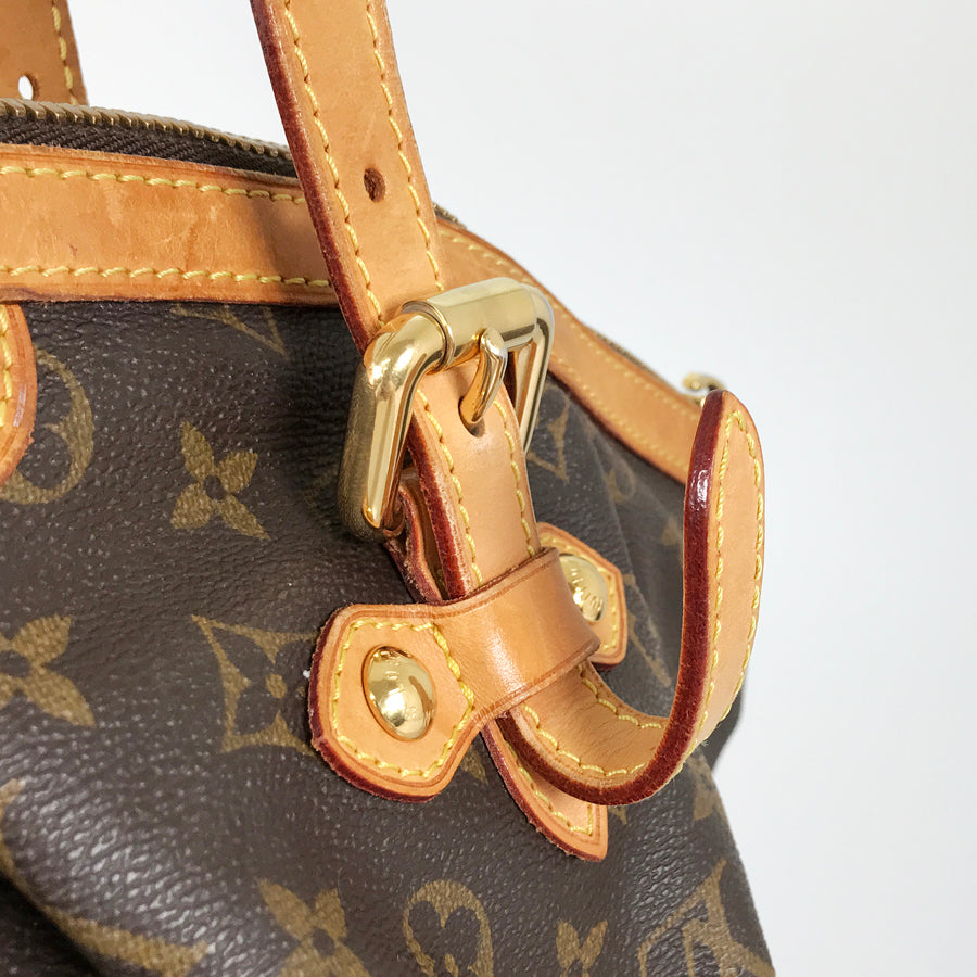 LOUIS VUITTON Monogram Tivoli PM M40143 Hand bag