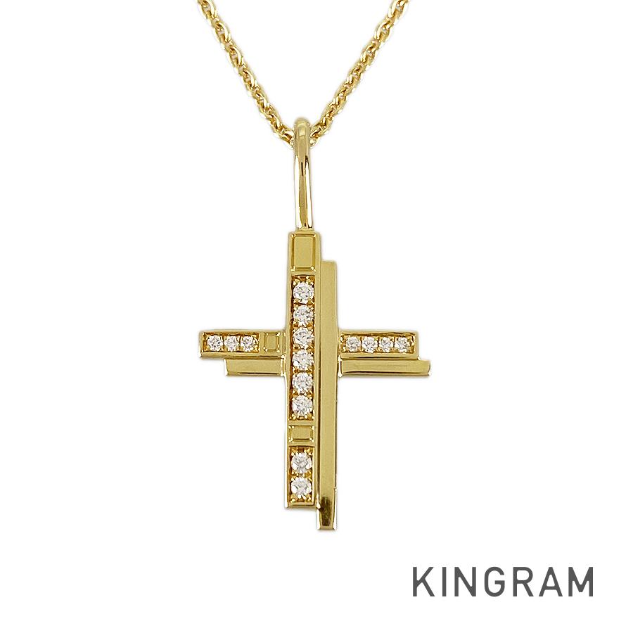 HARRY WINSTON Traffic cross Necklace