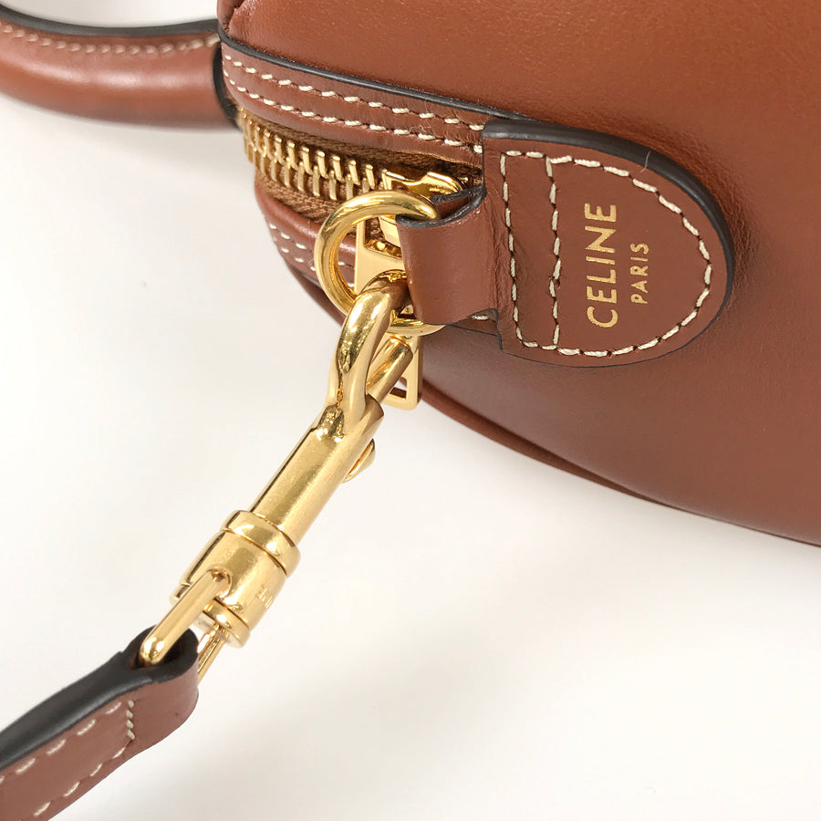 CELINE Triomphe Cuir Small Boston Bag Hand bag