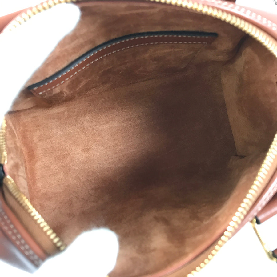 CELINE Triomphe Cuir Small Boston Bag Hand bag