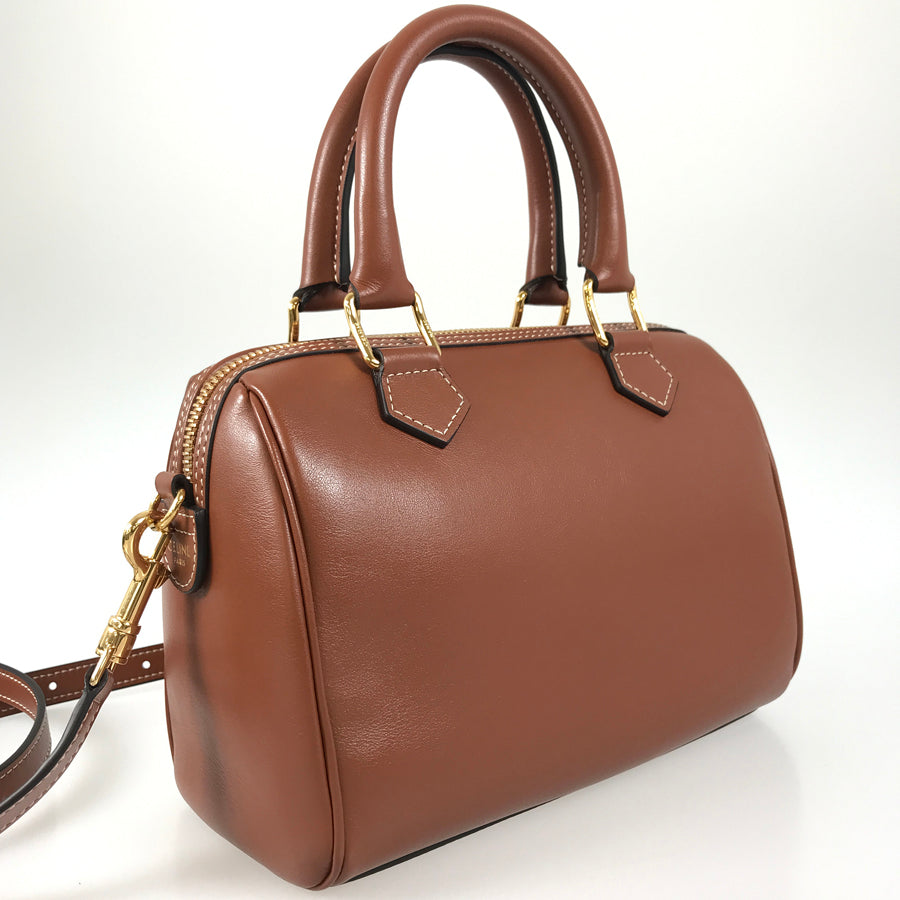CELINE Triomphe Cuir Small Boston Bag Hand bag