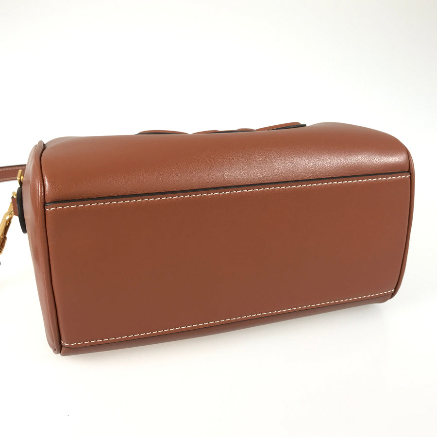 CELINE Triomphe Cuir Small Boston Bag Hand bag