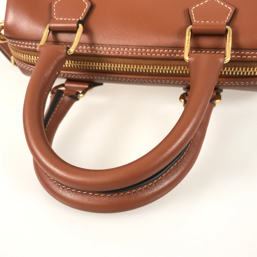 CELINE Triomphe Cuir Small Boston Bag Hand bag