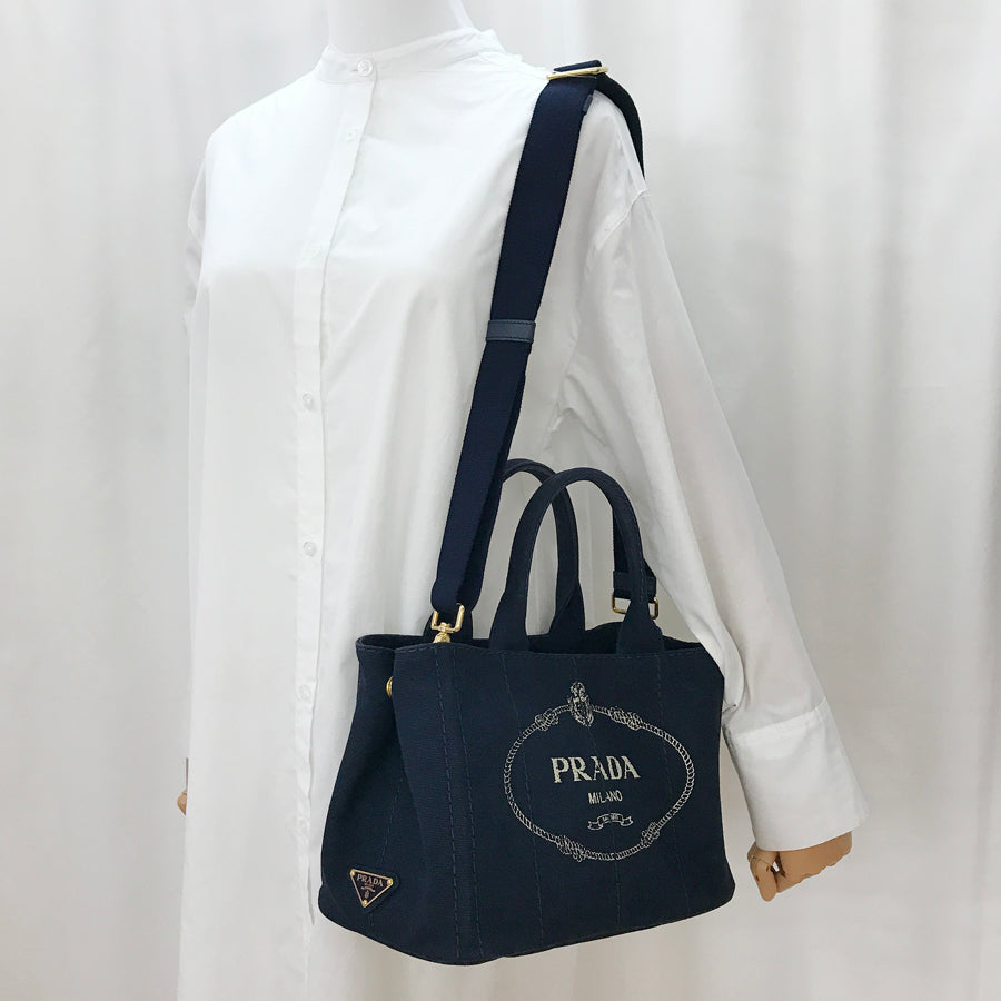 PRADA Canapa 1BG439 Tote bag