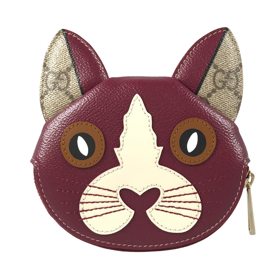 GUCCI GG Supreme Cat 818766 Coin purse