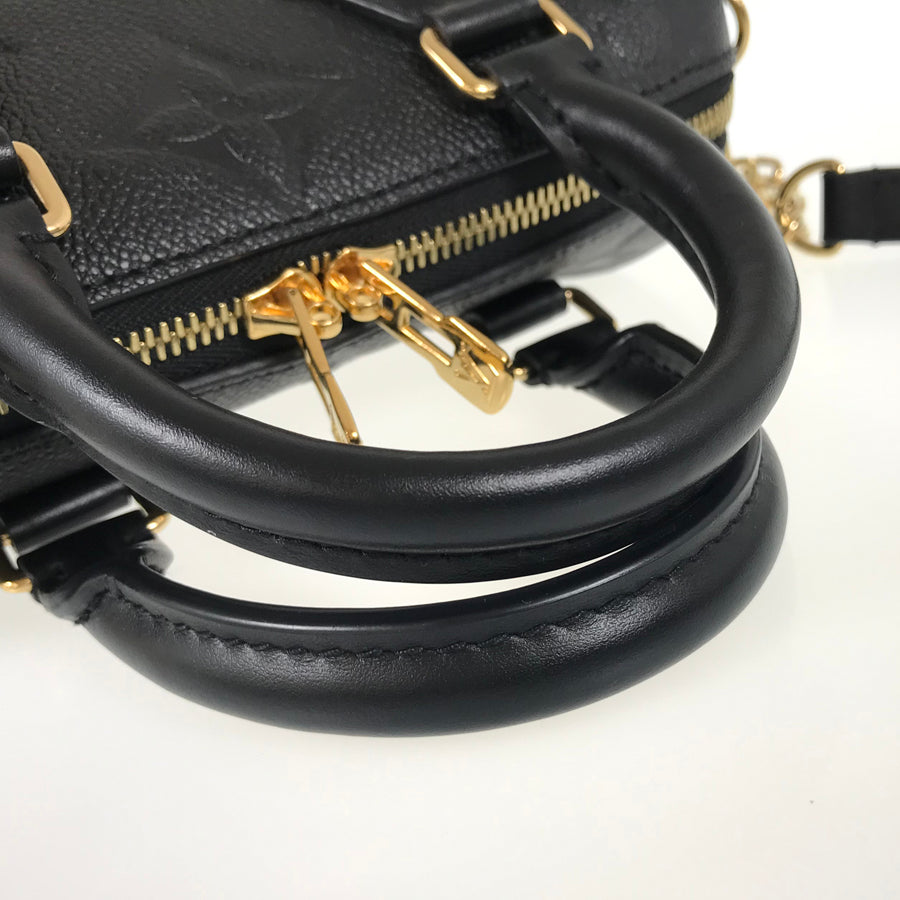 LOUIS VUITTON Monogram Empreinte Speedy Bandouliere 20 M58953 Hand bag