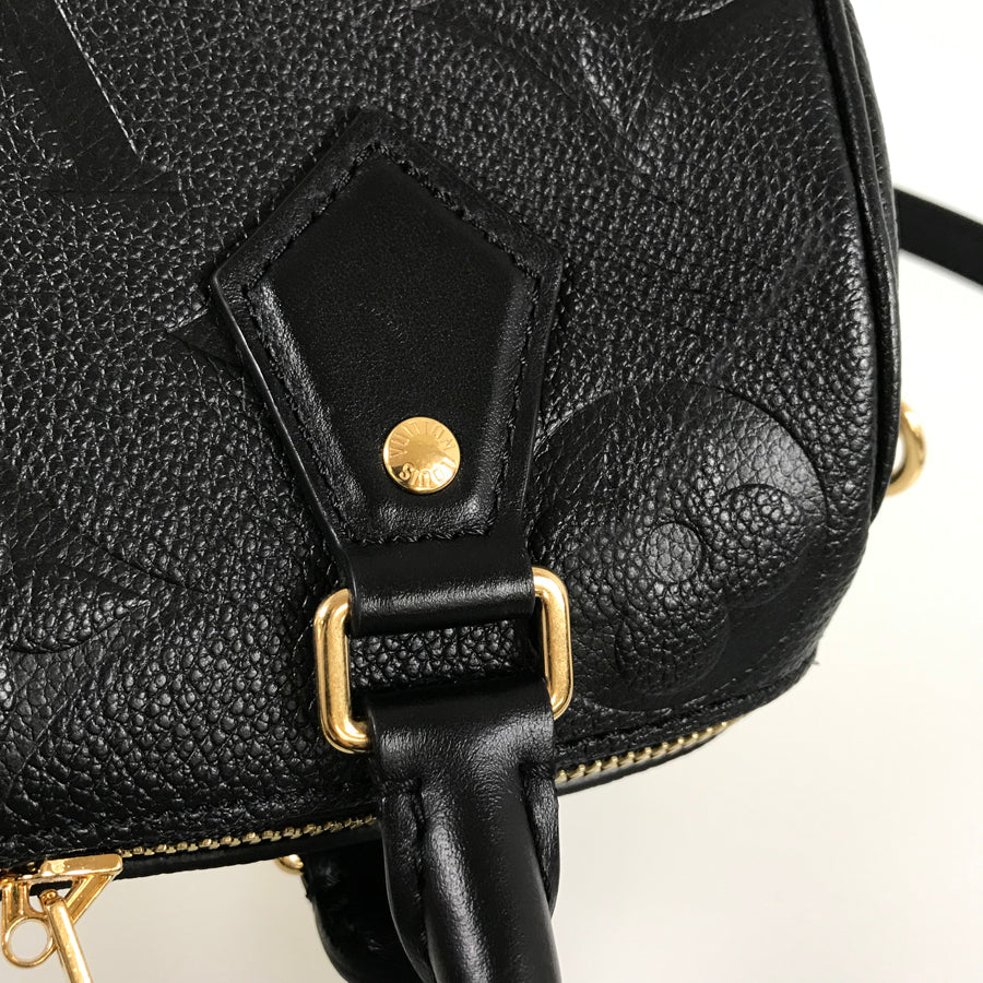 LOUIS VUITTON Monogram Empreinte Speedy Bandouliere 20 M58953 Hand bag