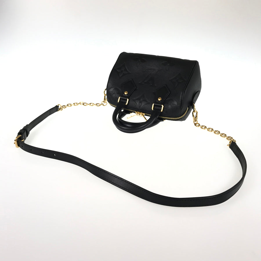 LOUIS VUITTON Monogram Empreinte Speedy Bandouliere 20 M58953 Hand bag