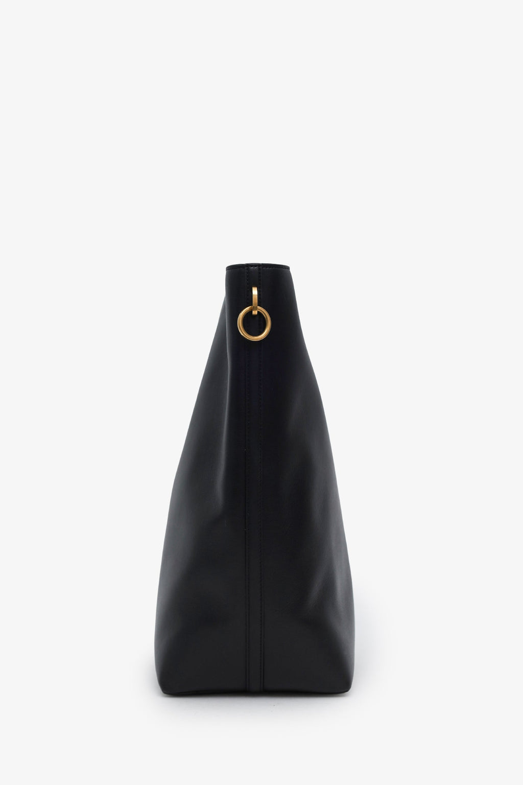 Saint Laurent Black Calfskin Le 37 YSL Large Bucket Bag