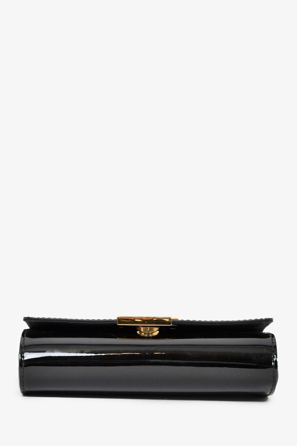 Louis Vuitton Black Patent Leather Louise PM Chain Crossbody Bag