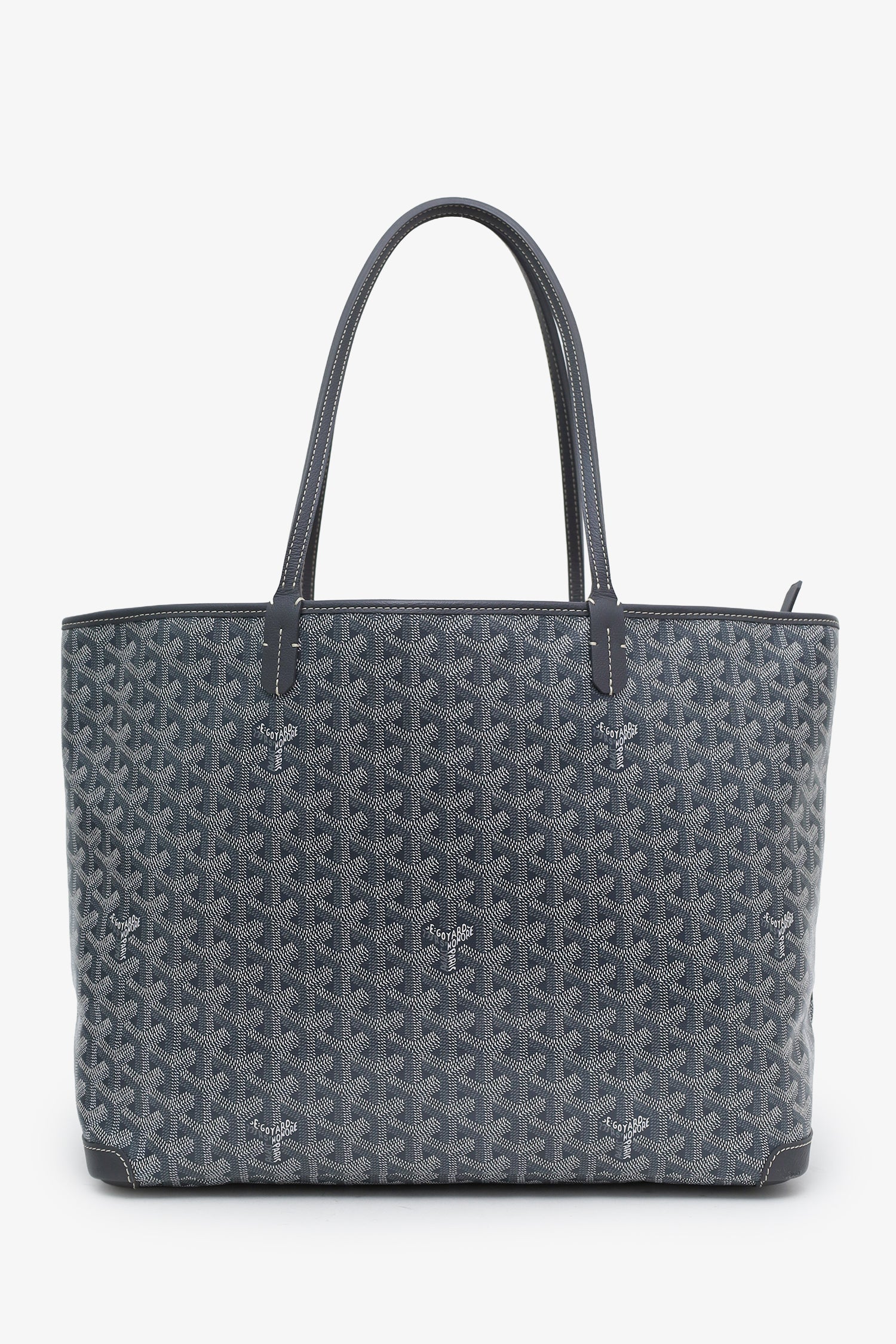 Goyard Grey Goyardine Artois Tote MM
